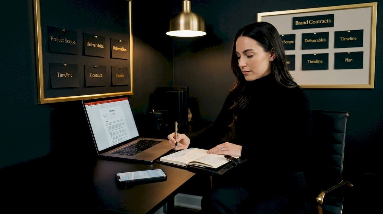 How to manage multiple brand contracts as a UGC creator